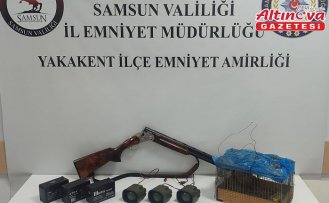 Yakakent'te bıldırcınla kaçak avcılık yapan şüpheli yakalandı
