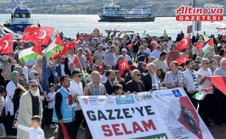 Sinop'ta “Özgür Filistin'in Yanındayız“ yürüyüşü düzenlendi