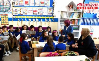 Gümüşhacıköy Kaymakamı Güneş'ten ilkokula ziyaret