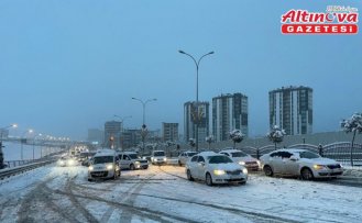 Şanlıurfa'da kar yağışı etkili oluyor