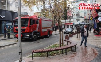 Ordu’da iş yerinde çıkan yangında dumandan etkilenen kişi tedavi altına alındı