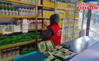 Salıpazarı'nda bitki koruma ürünü bayileri denetlendi