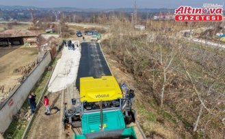 Taşköprü'de sıcak asfalt çalışması başladı