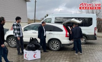 Türk Kızılay Alaca'da öğrenci ve ailelere yardım ulaştırdı