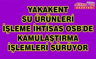 Yakakent Su Ürünleri İşleme İhtisas OSB'de kamulaştırma işlemleri sürüyor