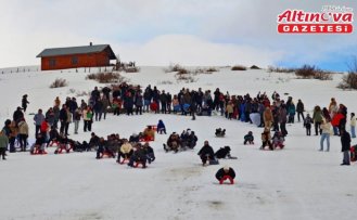 Ordu'da 5. Argan Yaylası Kar Festivali düzenlendi