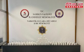 Samsun'da 21 bin 500 uyuşturucu hap ele geçirildi