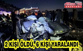 Sinop'ta iki otomobil çarpıştı, 2 kişi öldü, 6 kişi yaralandı