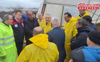 TARSİM'den Antalya'da su baskınından etkilenen seralara ziyaret