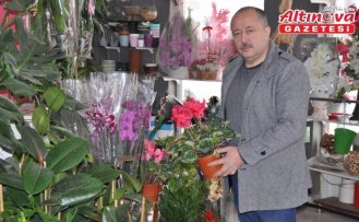 Amasya'da çiçekçiler 14 Şubat Sevgililer Günü'ne hazır
