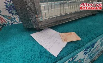 Amasya'da yolcular köy camisinde kullandıkları ısıtıcının elektrik parasını notla bıraktı