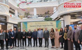 Çorum’da “Hat, Tezhip ve Ebru Sergisi“ açıldı