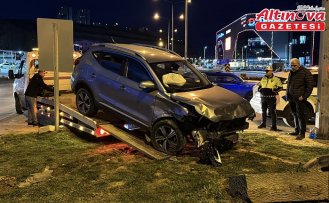 Samsun'da trafik kazasında 2 kişi yaralandı