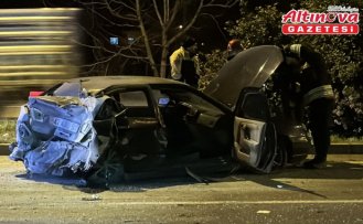 Samsun'da tırla çarpışan otomobildeki 2 kişi yaralandı
