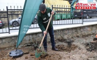 Rize'de Yeşilay Haftası kapsamında fidan dikim töreni düzenlendi