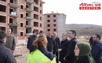 Saraydüzü'nde TOKİ konutlarının yapımı devam ediyor