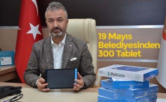 19 Mayıs Belediyesinden 300 Tablet