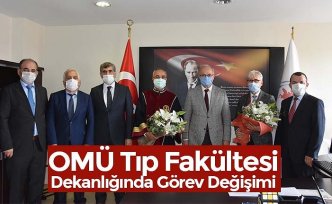 OMÜ Tıp Fakültesi Dekanlığında Görev Değişimi