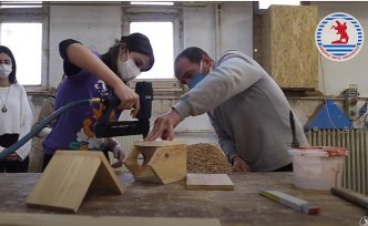 OMÜ Çevre Topluluğu Gerçekleştirdiği Projeyle Kuş Evleri Yaptı