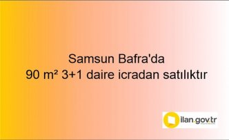 Samsun Bafra'da 90 m² 3+1 daire icradan satılıktır