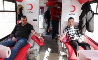 Havza'da Türk Kızılay 115 Ünite kan bağışı topladı