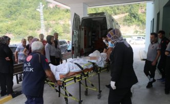 Kastamonu'da dede ve torunu motorlu testereyle yaralandı