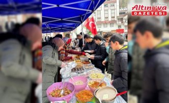 Çaykara'da Gazze yararına kermes düzenlendi