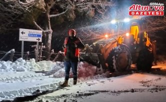 Samsun'da 91 mahallede karla mücadele sürüyor