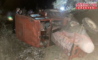 Tokat'ta uçuruma devrilen traktörün sürücüsü öldü
