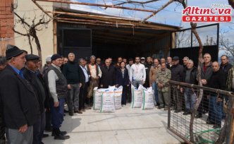 Çorum'da çiftçilere 6 bin 350 kilogram tohum dağıtıldı