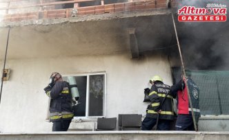Çorum'da 2 katlı müstakil evde çıkan yangın söndürüldü