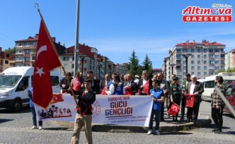 Of'ta Gençlik Yürüyüşü düzenlendi