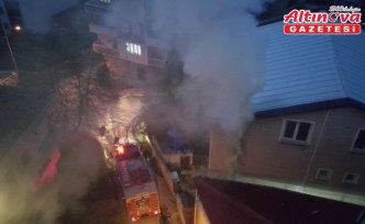 Sinop'ta çıkan baca yangını söndürüldü