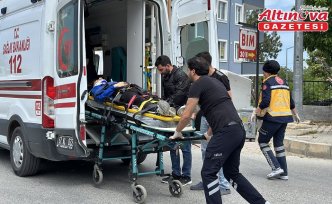 Sinop'ta motosiklet ile otomobilin çarpıştığı kazada 2 kişi yaralandı