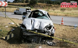 Amasya'da devrilen otomobildeki 1 çocuk öldü, 4 kişi yaralandı