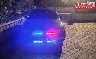 Çorum'da usulsüz çakar kullanılan aracın sürücüsü ve sahibine para cezası