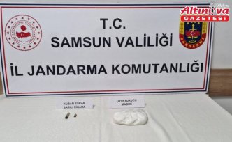 Samsun'da uyuşturucuyla yakalanan 3 kişiye gözaltı