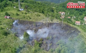 Türkeli' de makilik alanda çıkan yangın söndürüldü