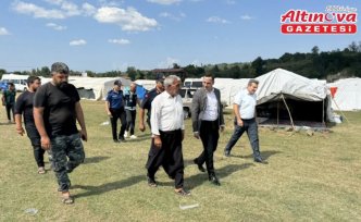 Salıpazarı Kaymakamı Beyazıt, mevsimlik tarım işçilerini ziyaret etti