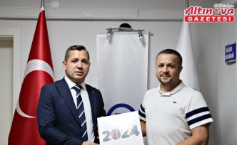 Alaçam Belediye Başkanı Özdemir, AA Samsun Bölge Müdürlüğünü ziyaret etti