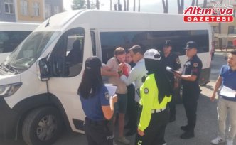 Hanönü'de öğrenci servisleri denetlendi