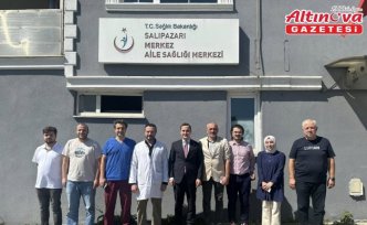 Kaymakam Beyazıt'tan aile hekimleri ve sağlık çalışanlarına ziyaret