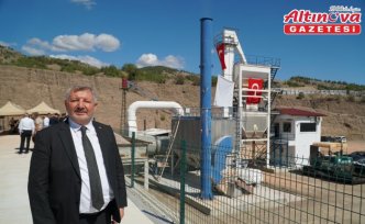 Osmancık Belediyesi Asfalt Plenti Tesisi faaliyete başladı