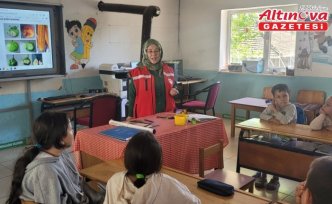 Salıpazarı'nda öğrencilere kahverengi kokarca ile anız yakmanın zararları anlatıldı