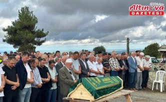 Alaçam'da geçirdiği kalp krizi sonucu vefat eden muhtarın cenazesi defnedildi