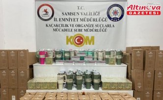 Samsun'da kaçakçılık operasyonunda 2 zanlı yakalandı