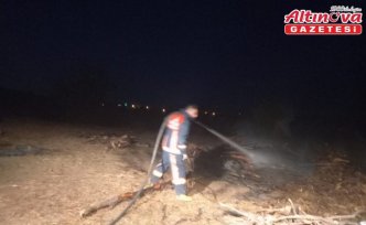 Sinop'ta çıkan anız yangını söndürüldü