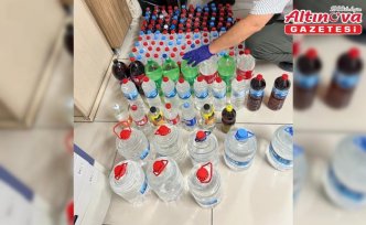 Tokat'ta 68 litre kaçak alkol ele geçirildi