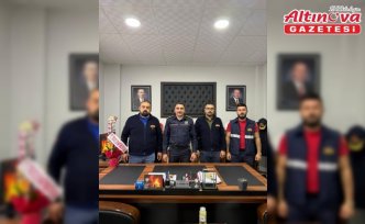 Tokat'ta üniversite öğrencileri itfaiyeyi ziyaret etti