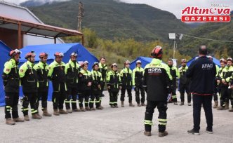 Artvin'de arama kurtarma tatbikatı yapıldı